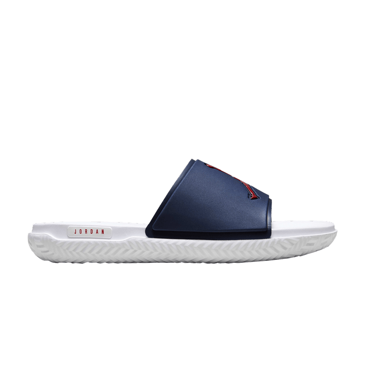 Jordan Jumpman Slide Midnight Navy White Gym Red